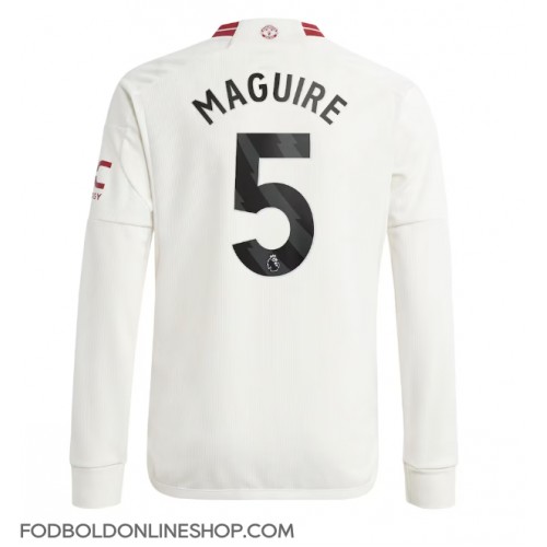 Manchester United Harry Maguire #5 Tredjetrøje 2023-24 Langærmet